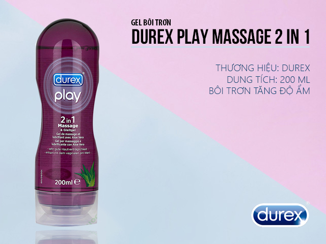  Cửa hàng bán Gel bôi trơn Durex Play Massage 2 in 1 200ml giá sỉ