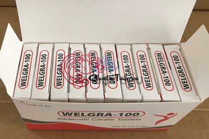  Giá sỉ Viên uống cương dương ấn độ Welgra 100mg tăng cường sinh lý nam giới tốt nhất giá rẻ